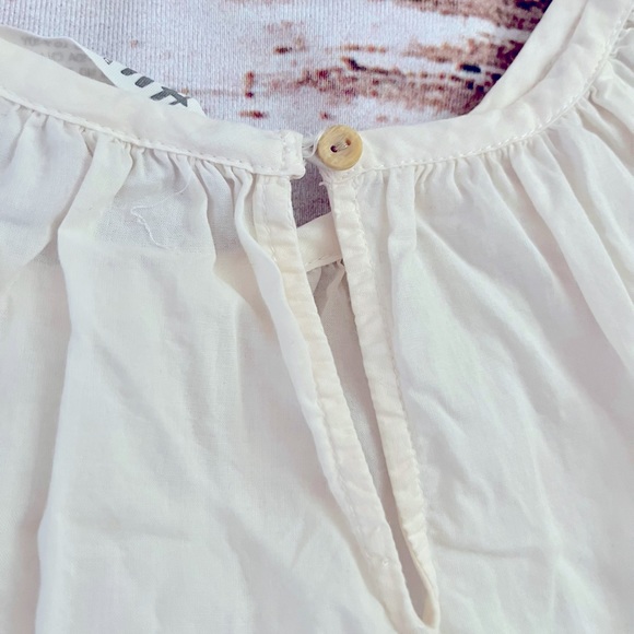 H&M organic cotton ivory blouse - Picture 8 of 9